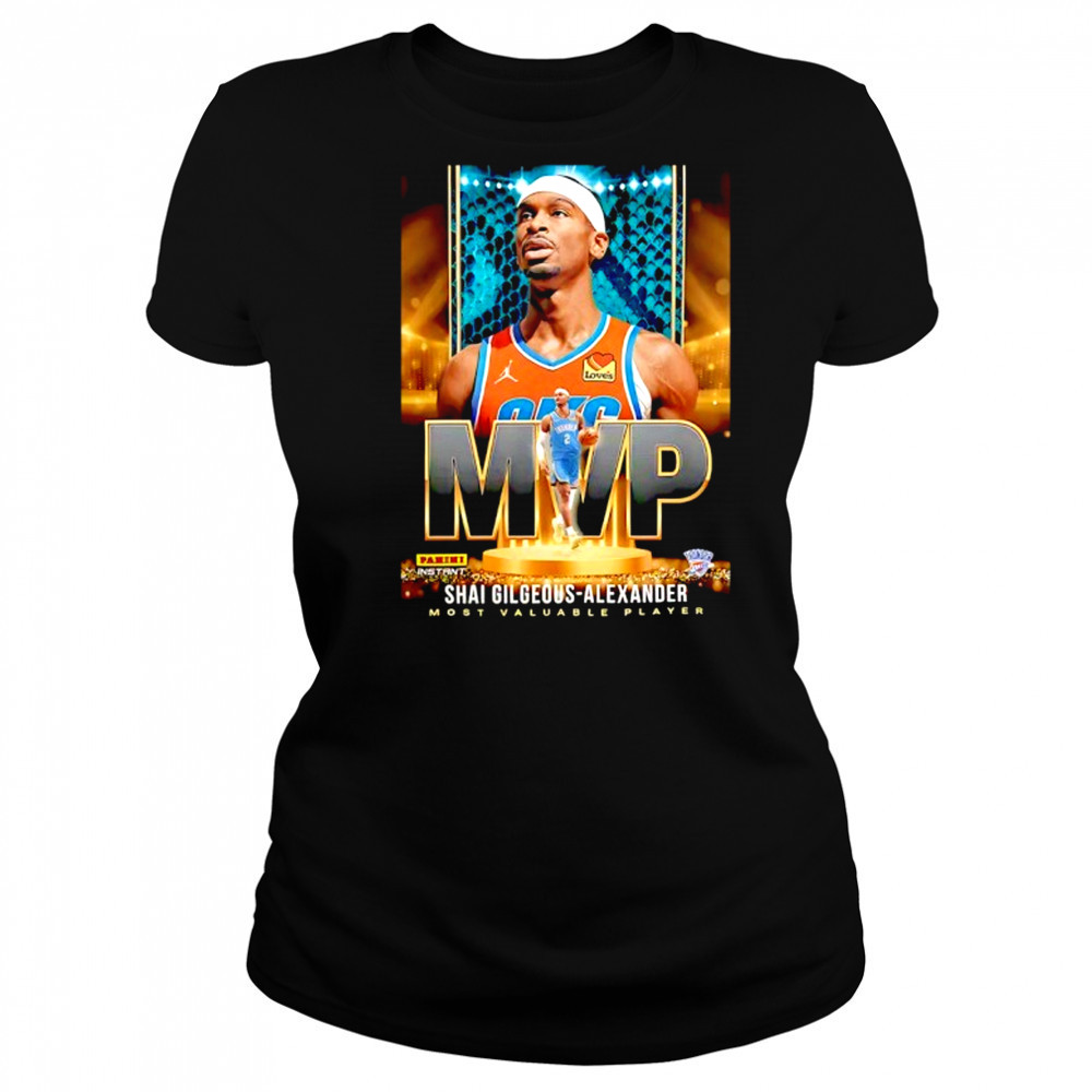 Shai Gilgeous Alexander 2025 MVP Oklahoma City Thunder basketball shirt Women's T-shirt