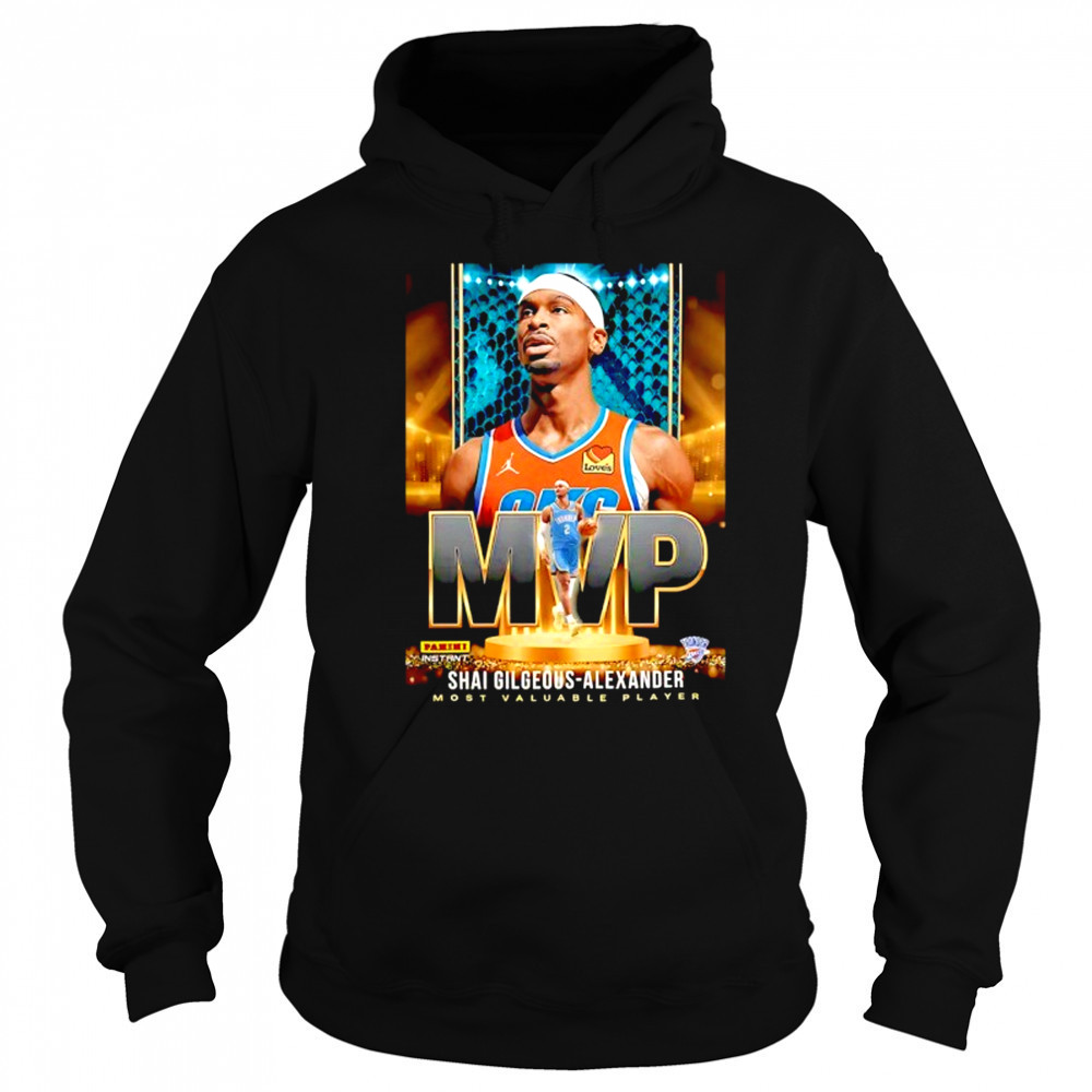 Shai Gilgeous Alexander 2025 MVP Oklahoma City Thunder basketball shirt Sweatshirt