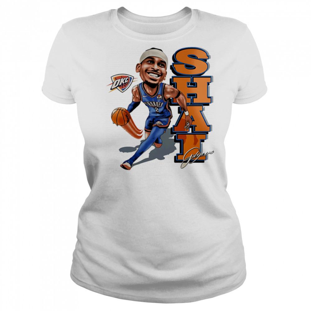 Shai Gilgeous-Alexander funny cartoon shirt Women's T-shirt