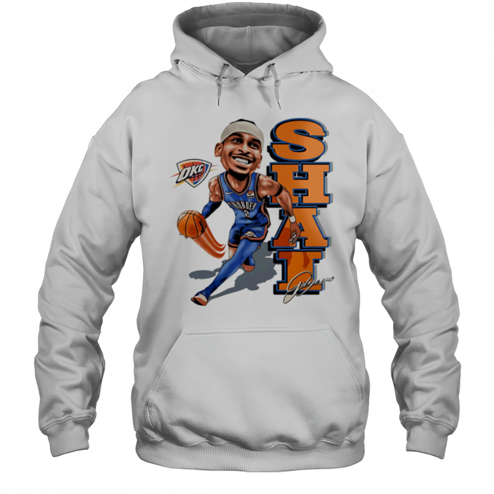 Shai Gilgeous-Alexander funny cartoon shirt Hoodie