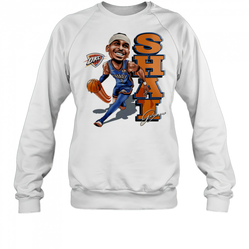 Shai Gilgeous-Alexander funny cartoon shirt Sweatshirt