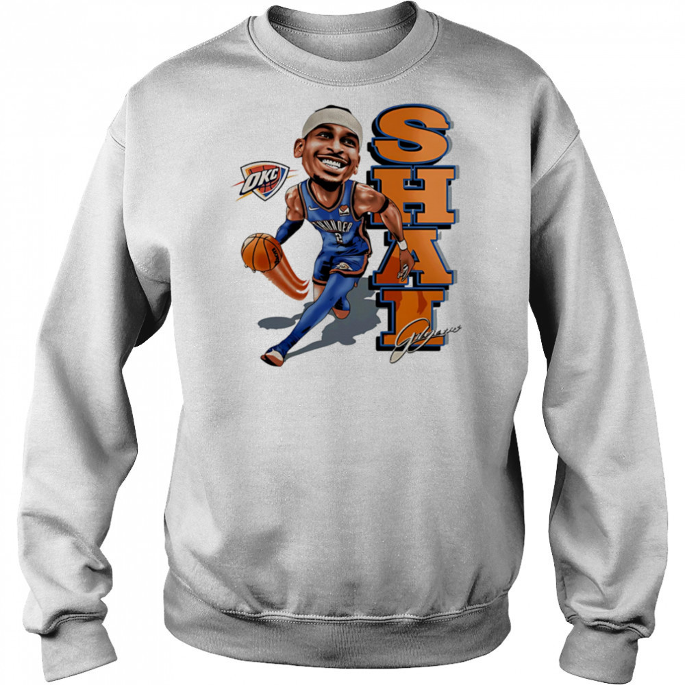 Shai Gilgeous-Alexander funny cartoon shirt Hoodie