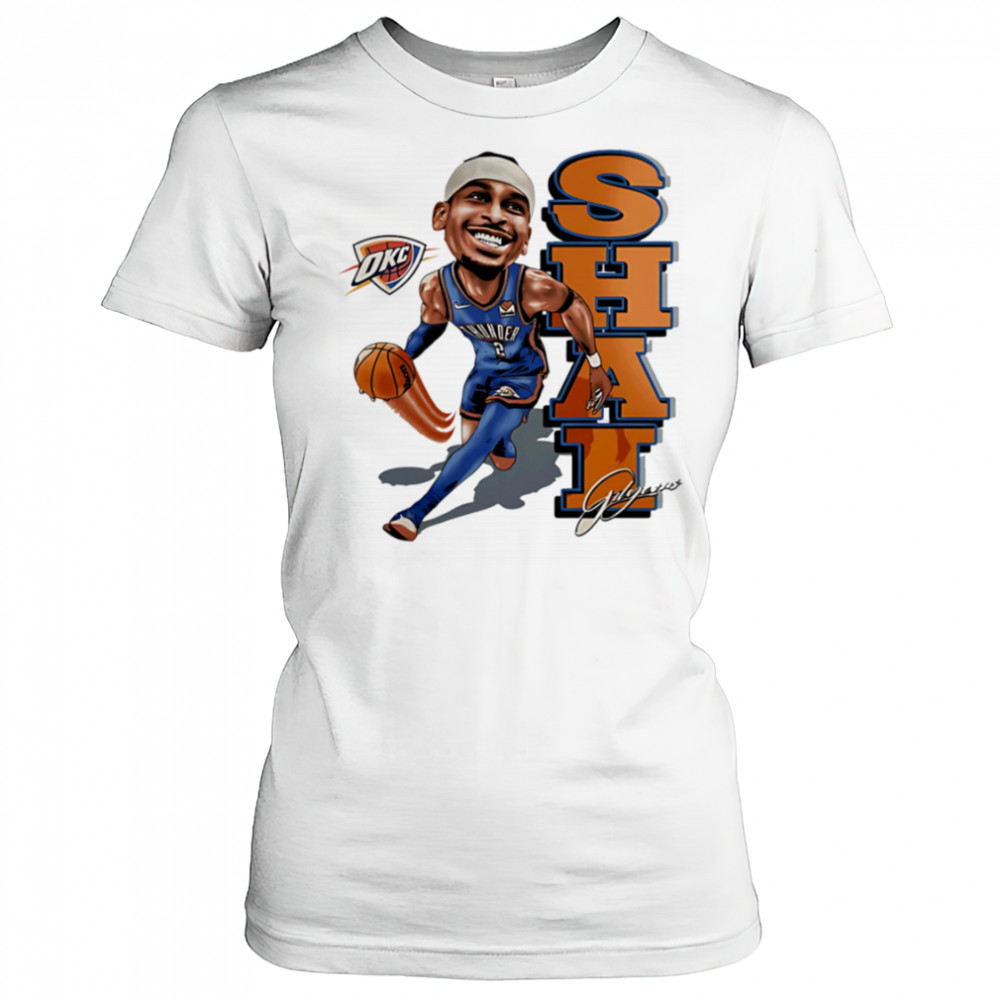 Shai Gilgeous-Alexander funny cartoon shirt Women's T-shirt
