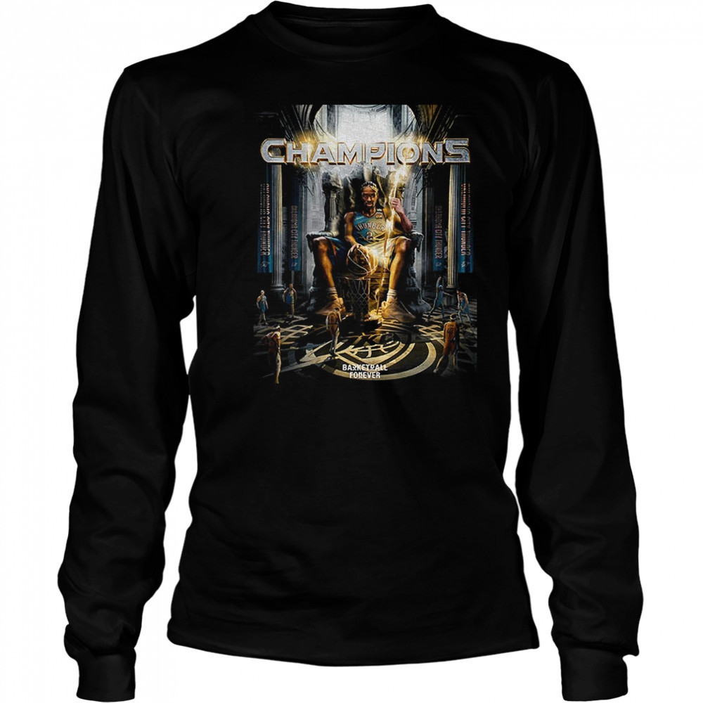 Shai Gilgeous Alexander King Oklahoma City Thunder Basketball 2025 NBA Finals shirt Long Sleeved