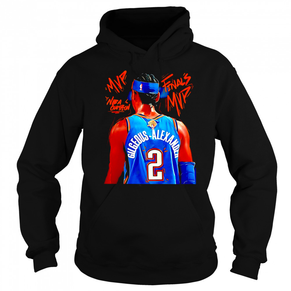 Shai Gilgeous Alexander MVP OKC Thunder Basketball 2025 NBA Finals shirt Sweatshirt
