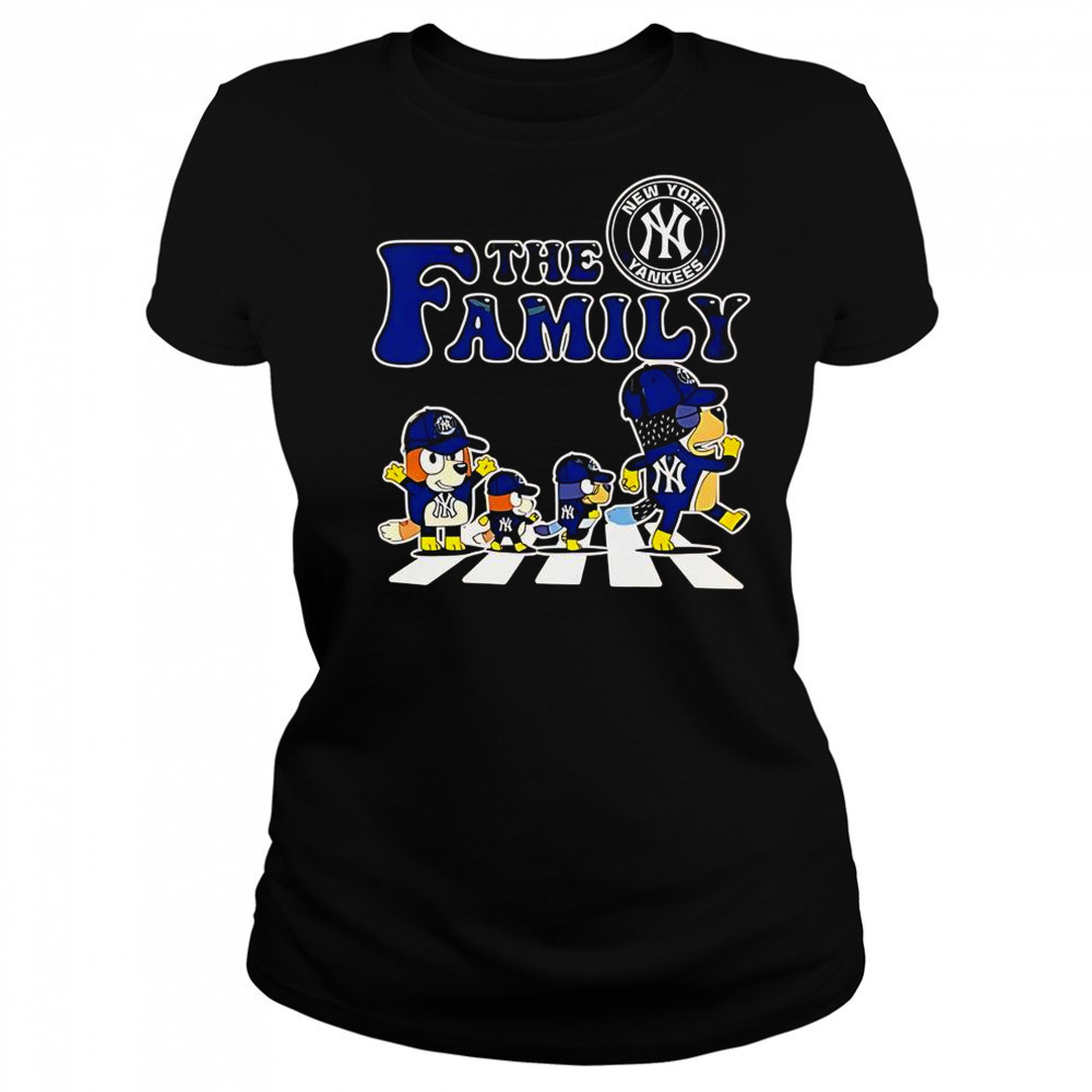 The Family Bluey New York Yankees Abbey Road T-Shirt Women's T-shirt