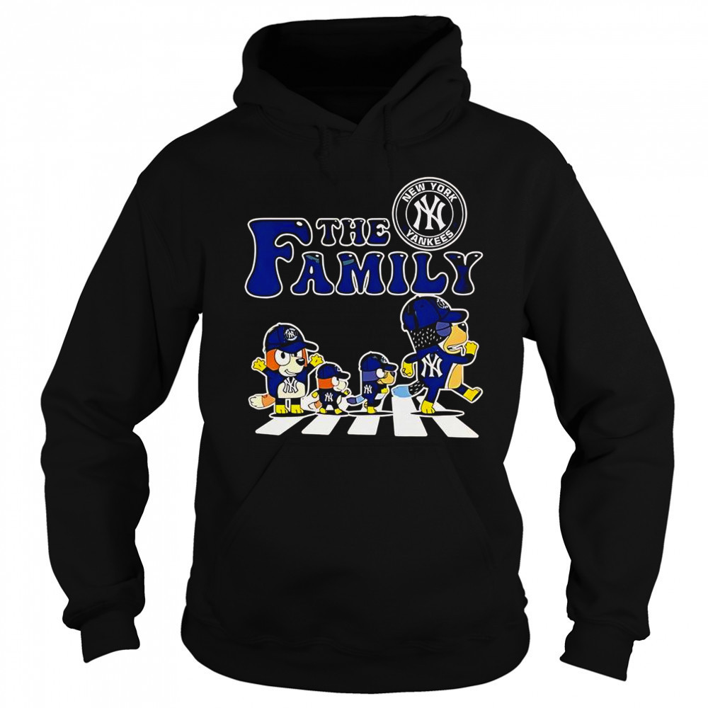 The Family Bluey New York Yankees Abbey Road T-Shirt Sweatshirt