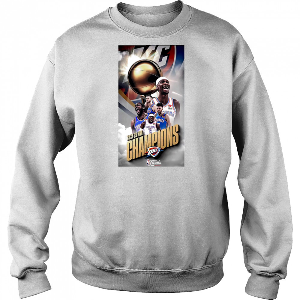 The Okc Thunder Are 2025 Nba Champions shirt Hoodie