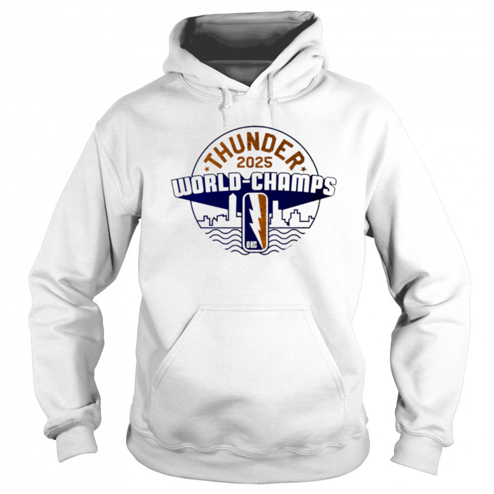 Thunder 2025 World Champions OKC Skyline vintage shirt Sweatshirt