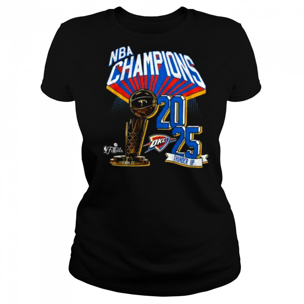 Thunder Up NBA Finals Champions Oklahoma City Thunder Basketball Winner 2025 shirt Women's T-shirt