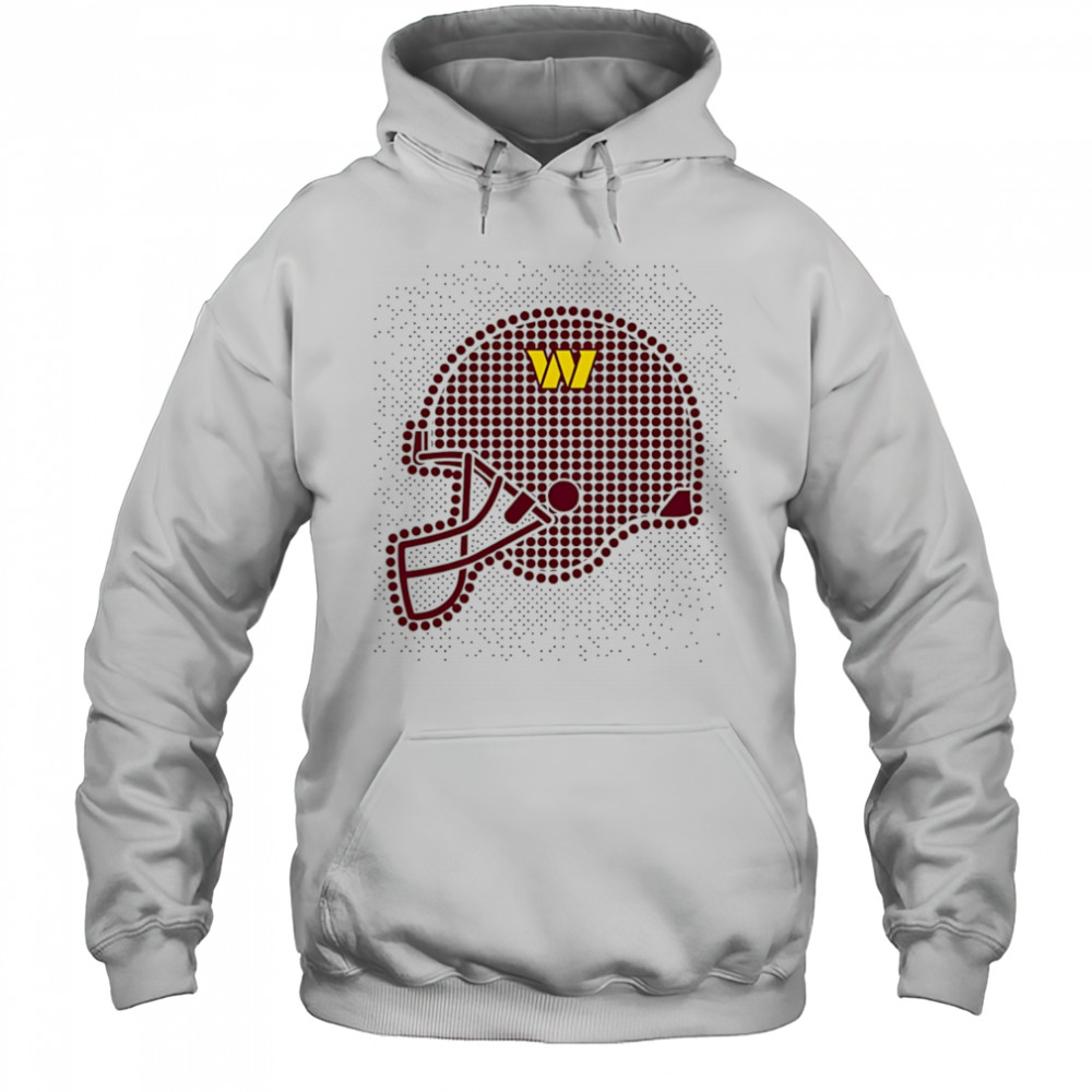 Washington Commanders polka dots helmet shirt Hoodie