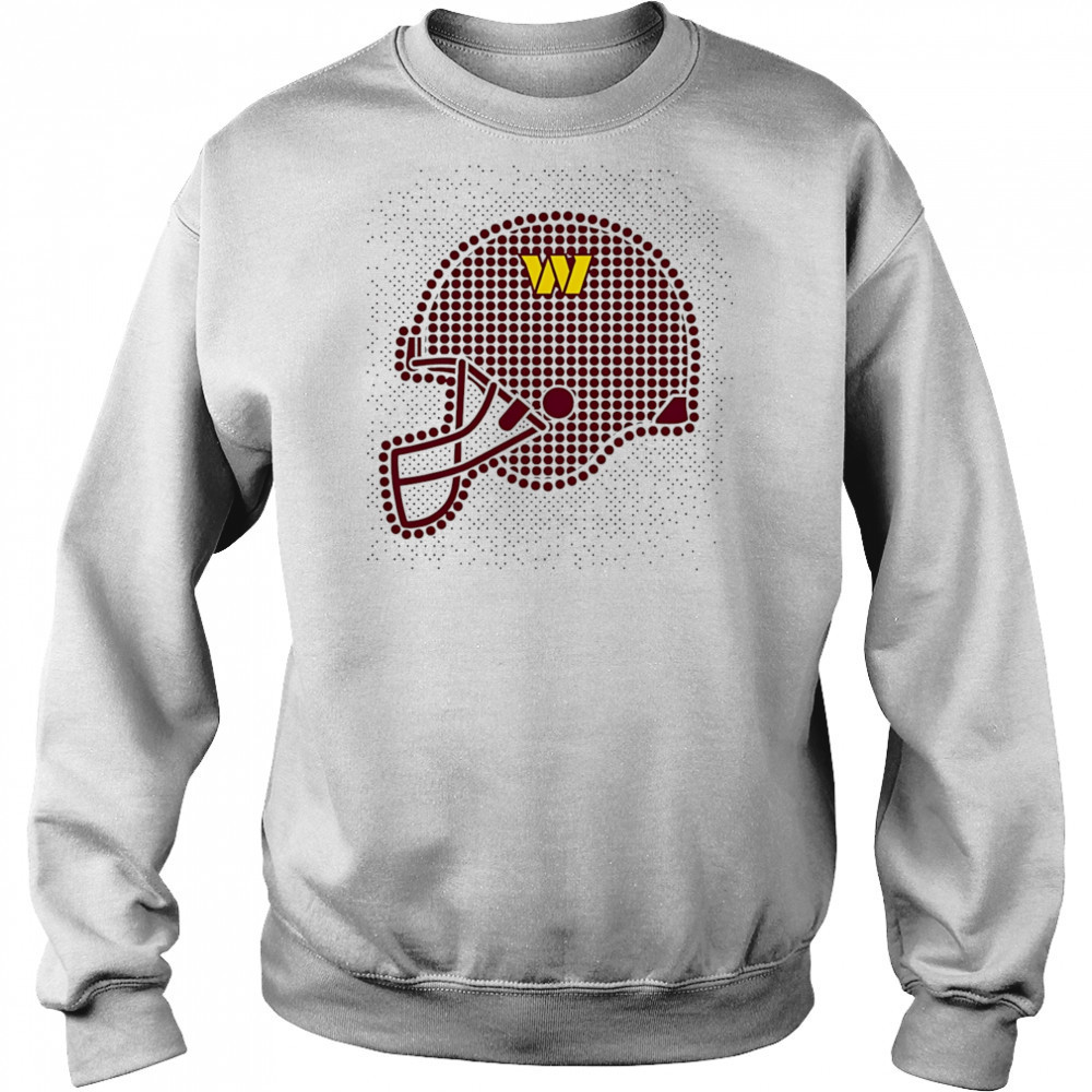 Washington Commanders polka dots helmet shirt Hoodie