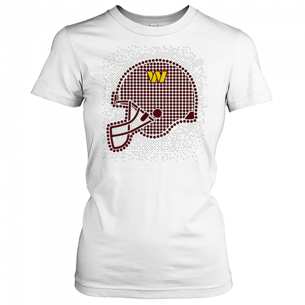 Washington Commanders polka dots helmet shirt Women's T-shirt