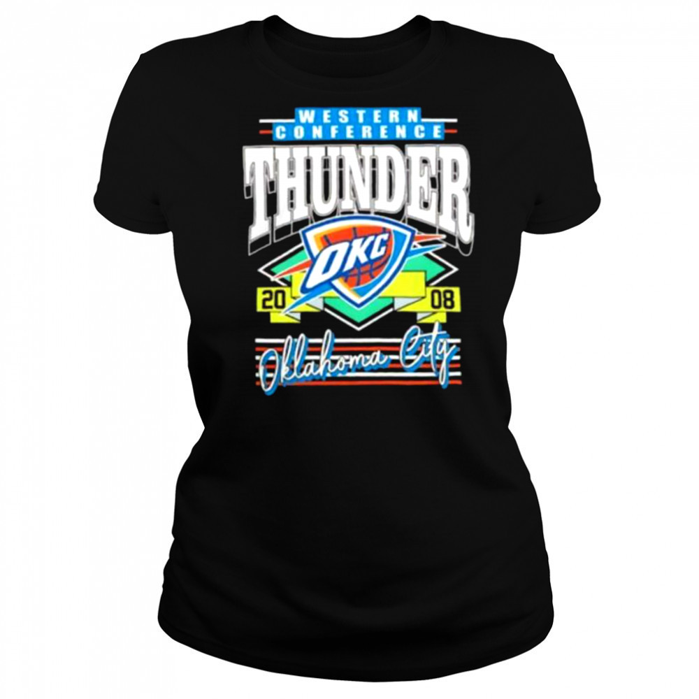Western Conference Oklahoma City Thunder 2008 shirt Women's T-shirt