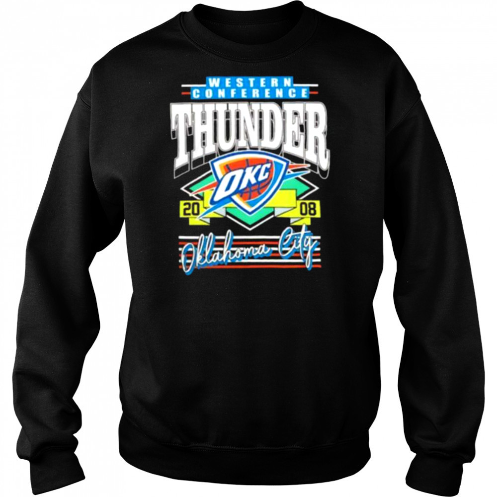 Western Conference Oklahoma City Thunder 2008 shirt Hoodie