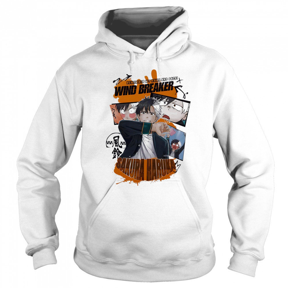 Wind Breaker Sakura Haruka shirt Sweatshirt