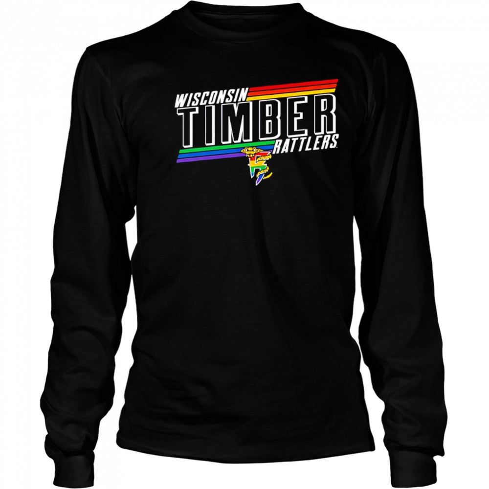 Wisconsin Timber Rattlers Pride Night shirt Long Sleeved