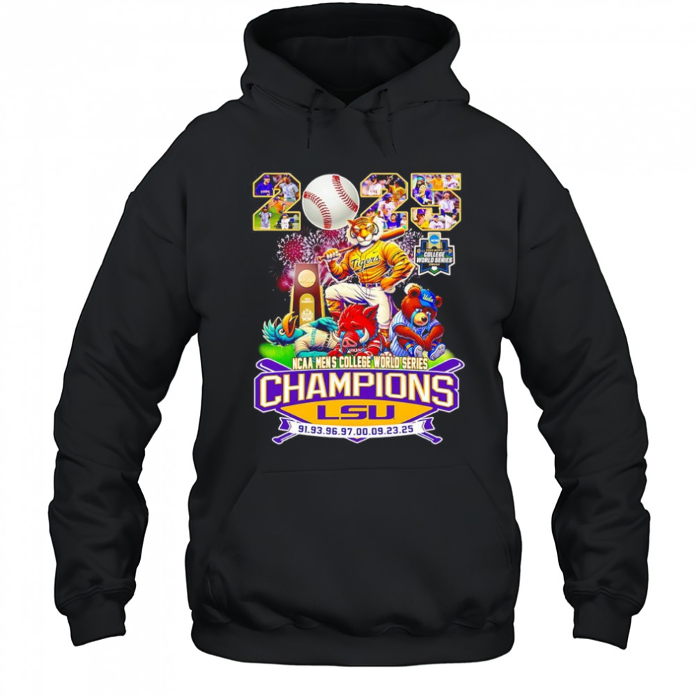 2025 NCAA Men’s College World Series Champions LSU shirt Hoodie