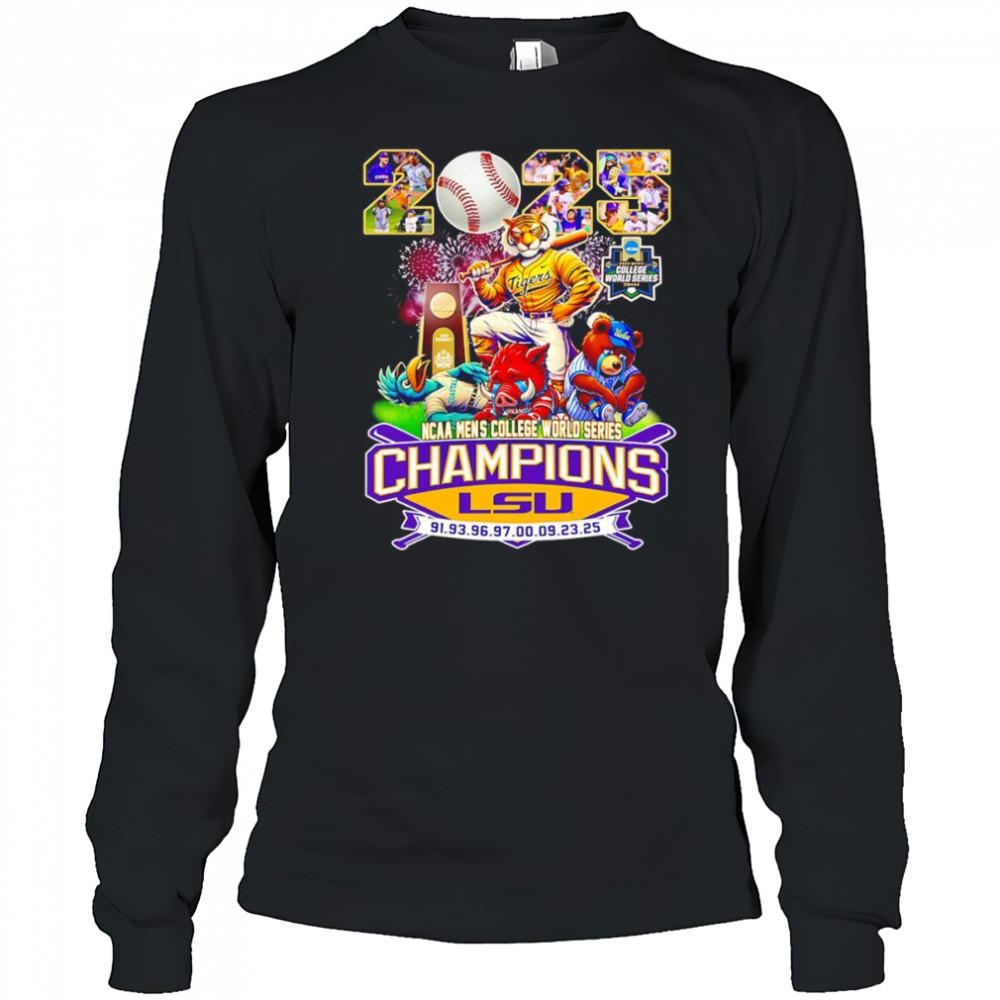 2025 NCAA Men’s College World Series Champions LSU shirt Long Sleeved