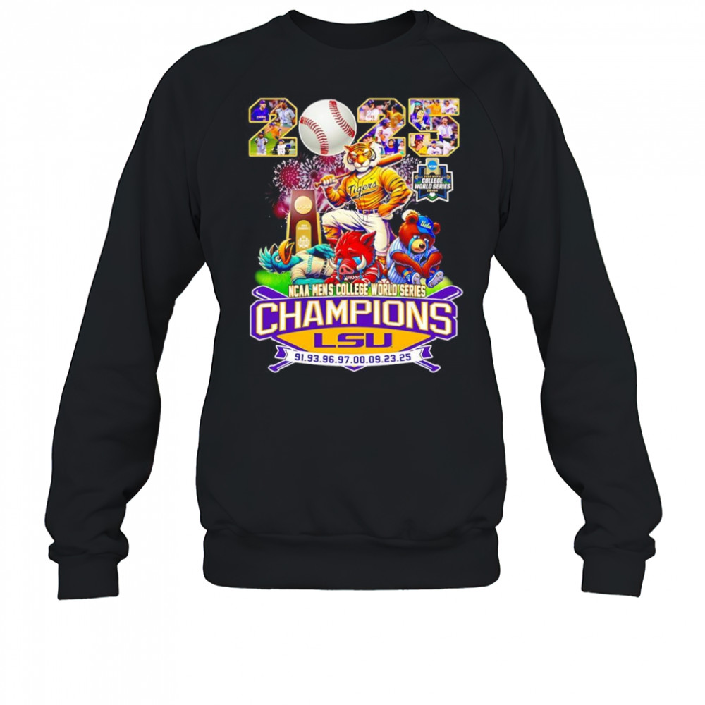 2025 NCAA Men’s College World Series Champions LSU shirt Sweatshirt