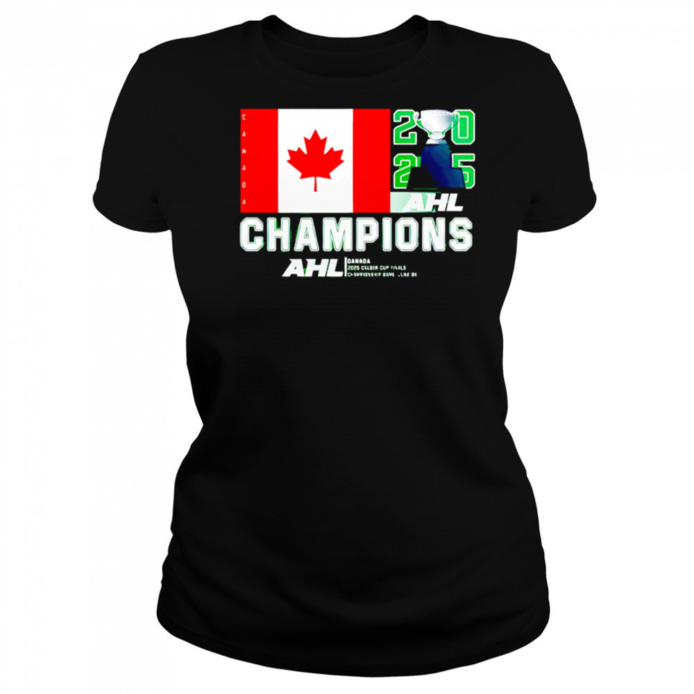 Abbotsford Canucks AHL 2025 Champions Calder Cup shirt Women's T-shirt