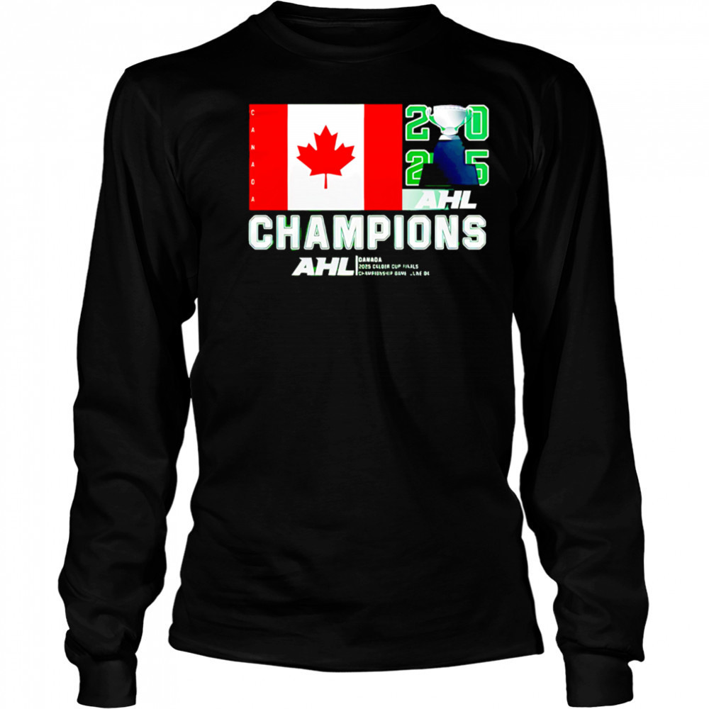 Abbotsford Canucks AHL 2025 Champions Calder Cup shirt Long Sleeved