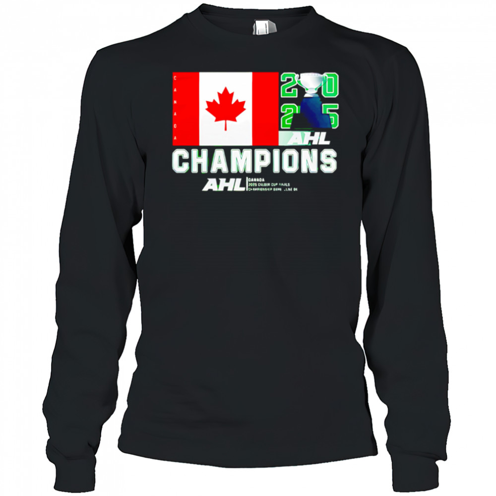 Abbotsford Canucks AHL 2025 Champions Calder Cup shirt Long Sleeved