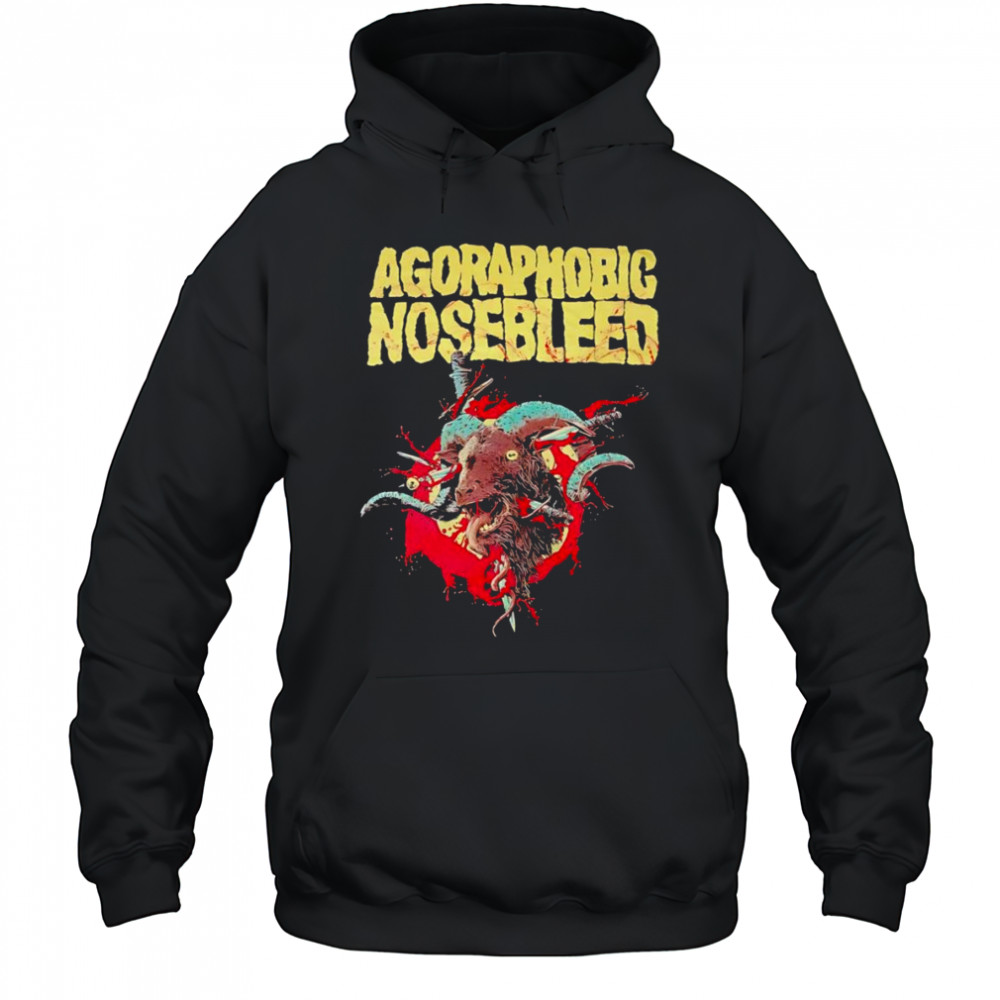 Agoraphobic Nosebleed Ram shirt Hoodie