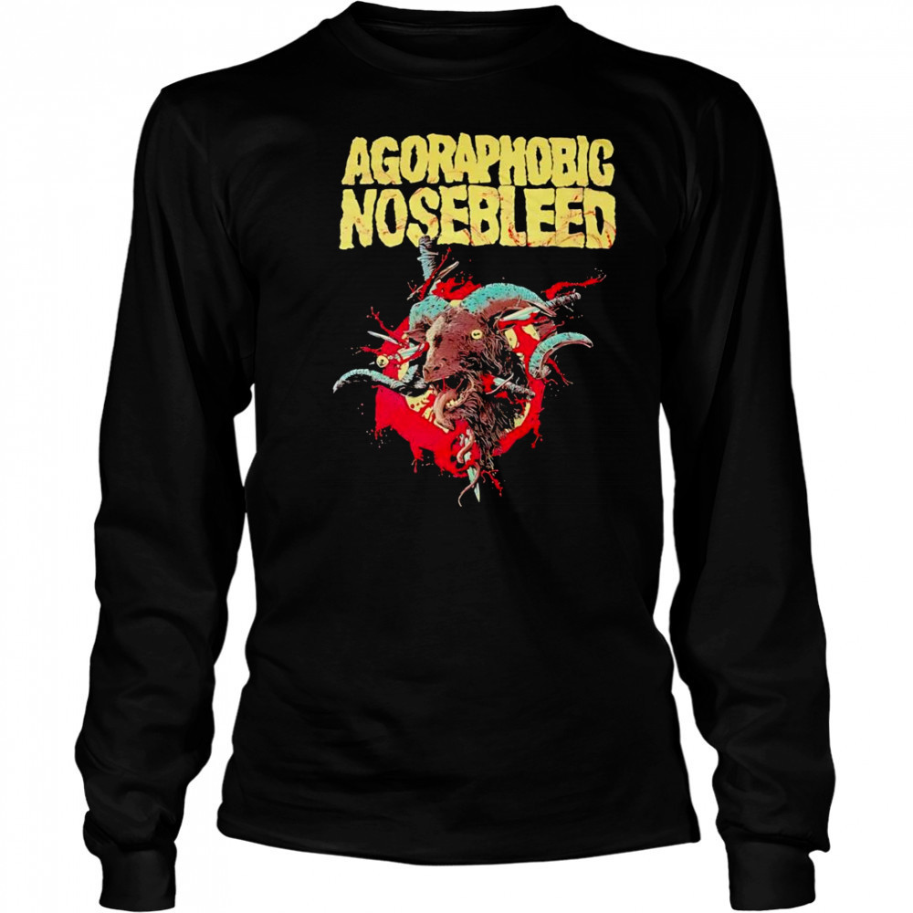 Agoraphobic Nosebleed Ram shirt Long Sleeved