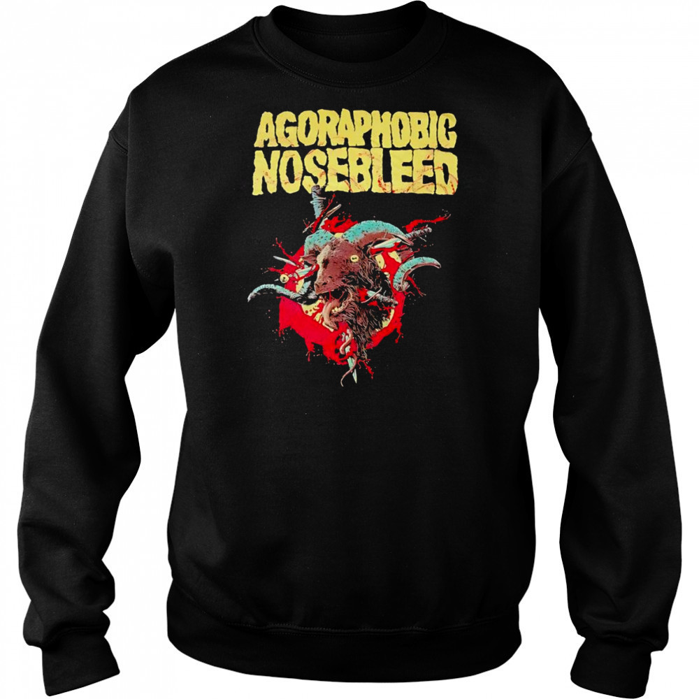 Agoraphobic Nosebleed Ram shirt Hoodie