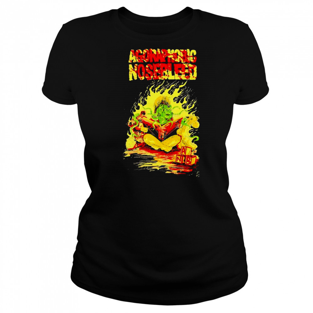 Agoraphobic Nosebleed Tentacle Book shirt Women's T-shirt