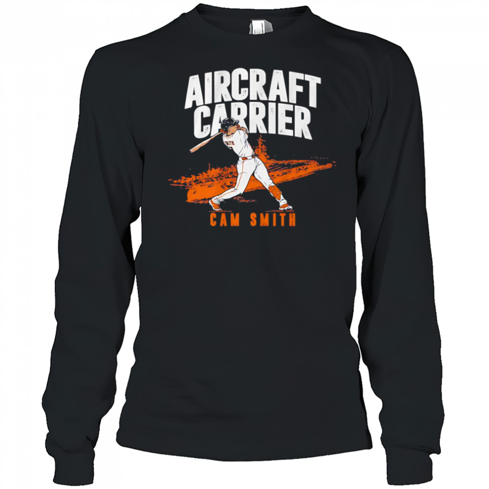 Aircraft Carrier Cam Smith Houston Astros baseball shirt Long Sleeved