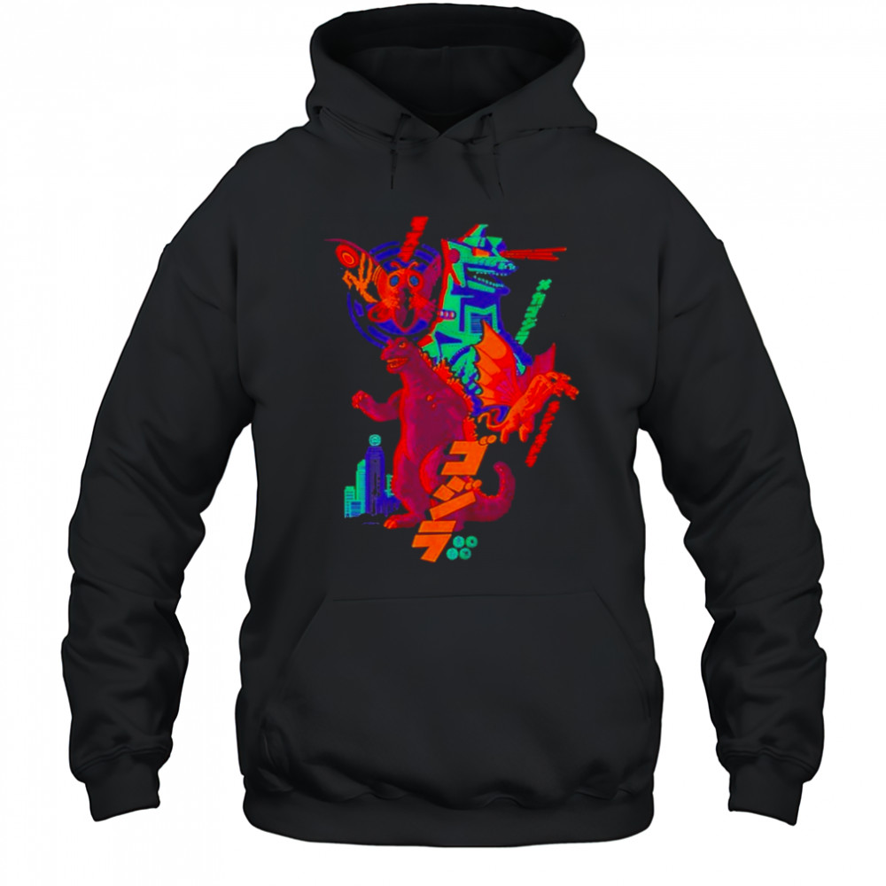 Alamo Drafthouse Cinema Godzilla In Color T-Shirt Hoodie