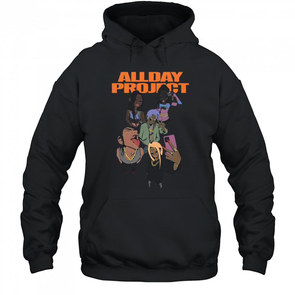 Allday Project Color Cartoon Famous 2025 T-Shirt Hoodie