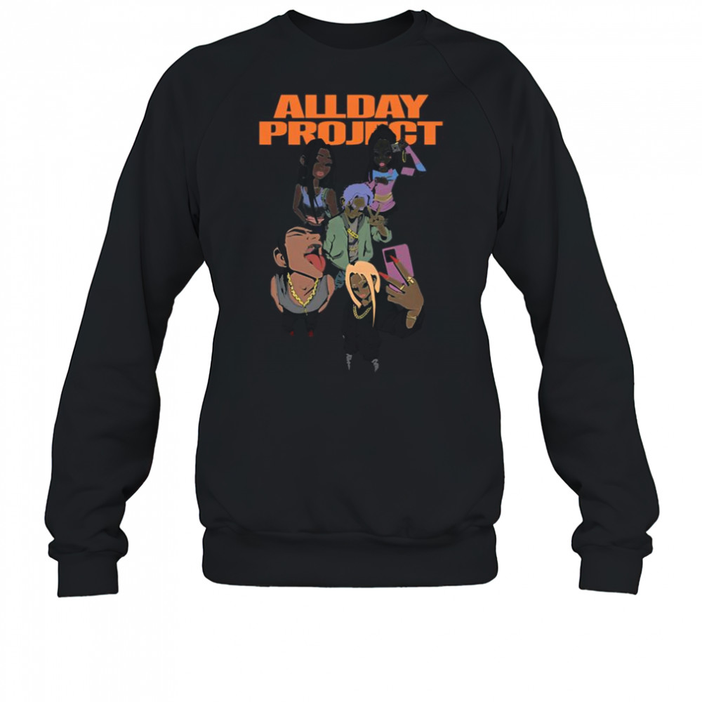 Allday Project Color Cartoon Famous 2025 T-Shirt Sweatshirt
