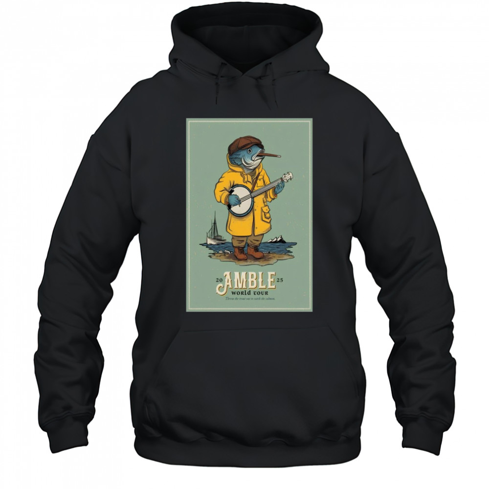 Amble World Tour 2025 Poster T-Shirt Hoodie