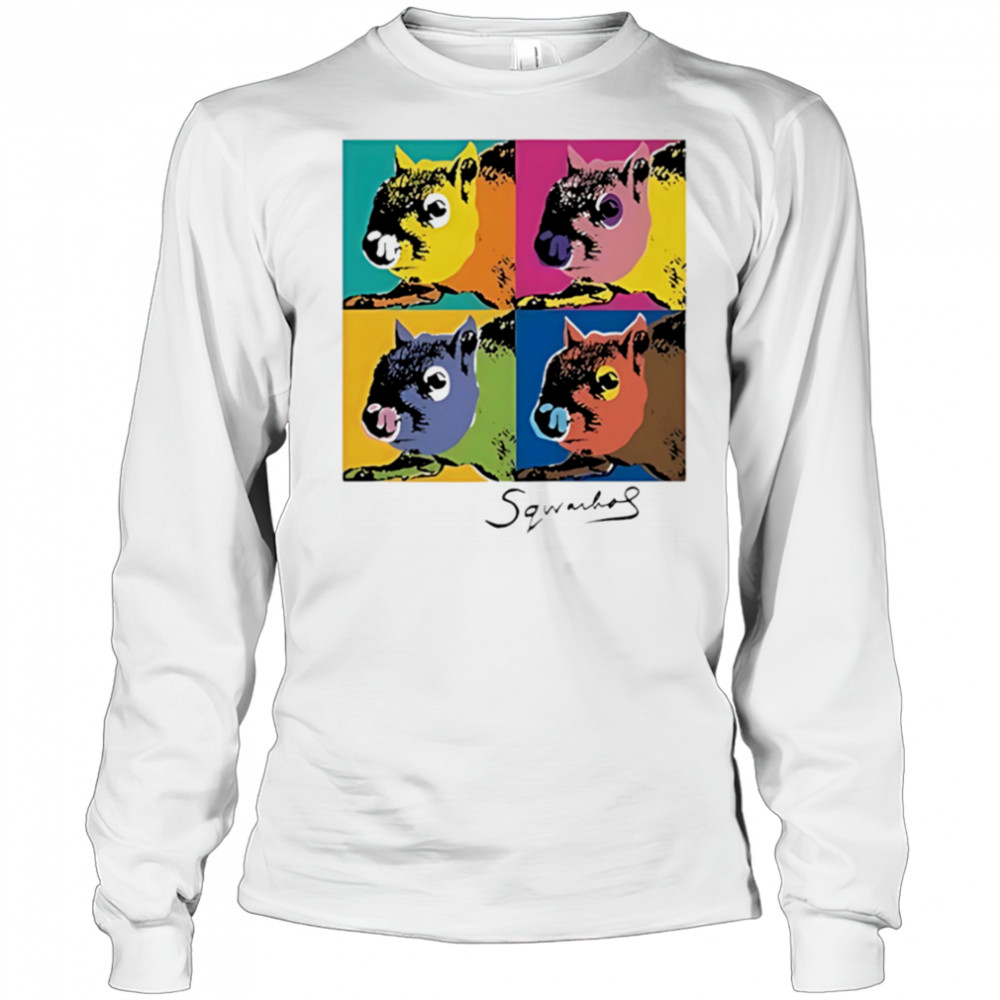 Andy Warhol Humor Sq Warhol Art shirt Long Sleeved