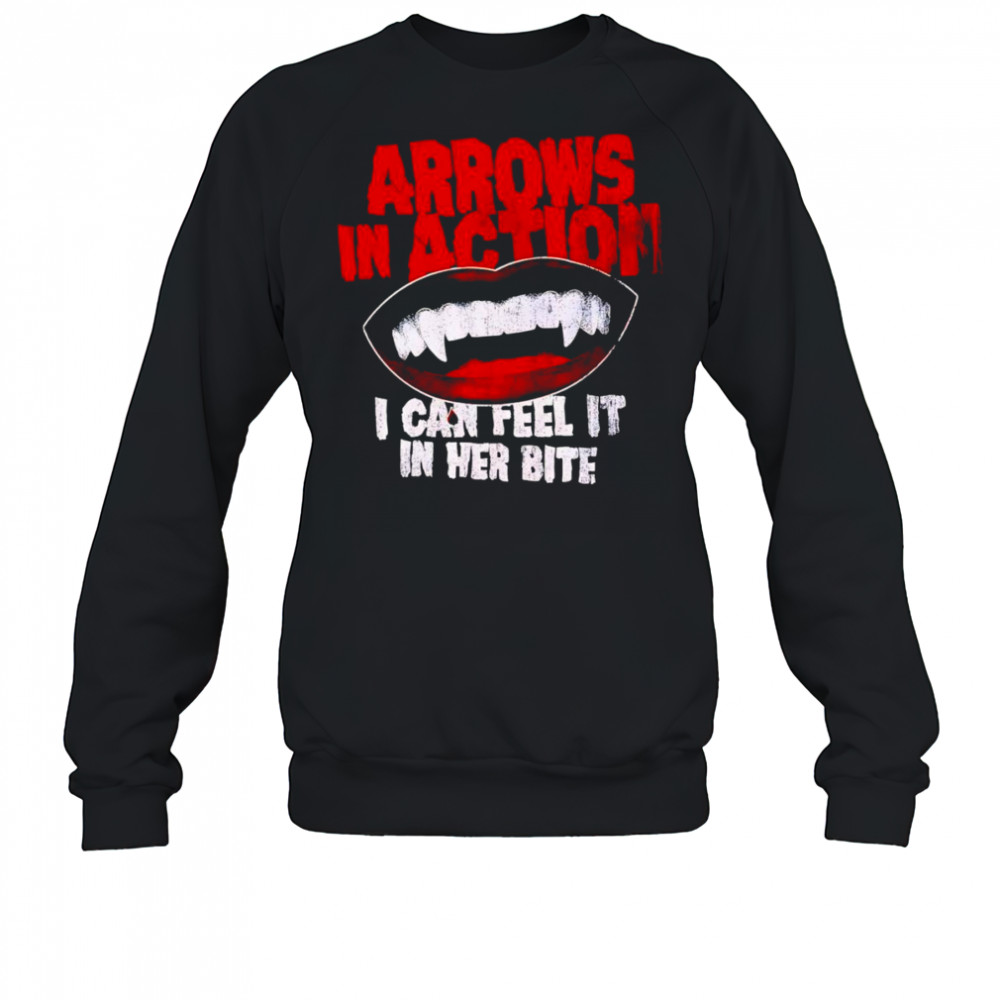 Arrows In Action Vampire Bite Sweatshirt