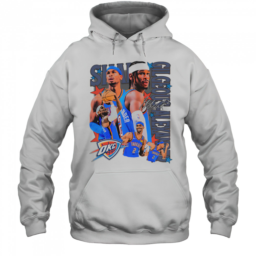 Athentiq Shai Gilgeous Alexander OKC shirt Hoodie