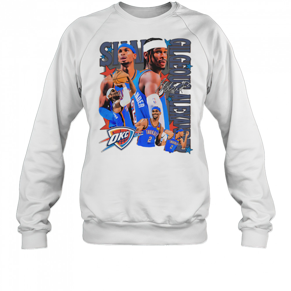 Athentiq Shai Gilgeous Alexander OKC shirt Sweatshirt