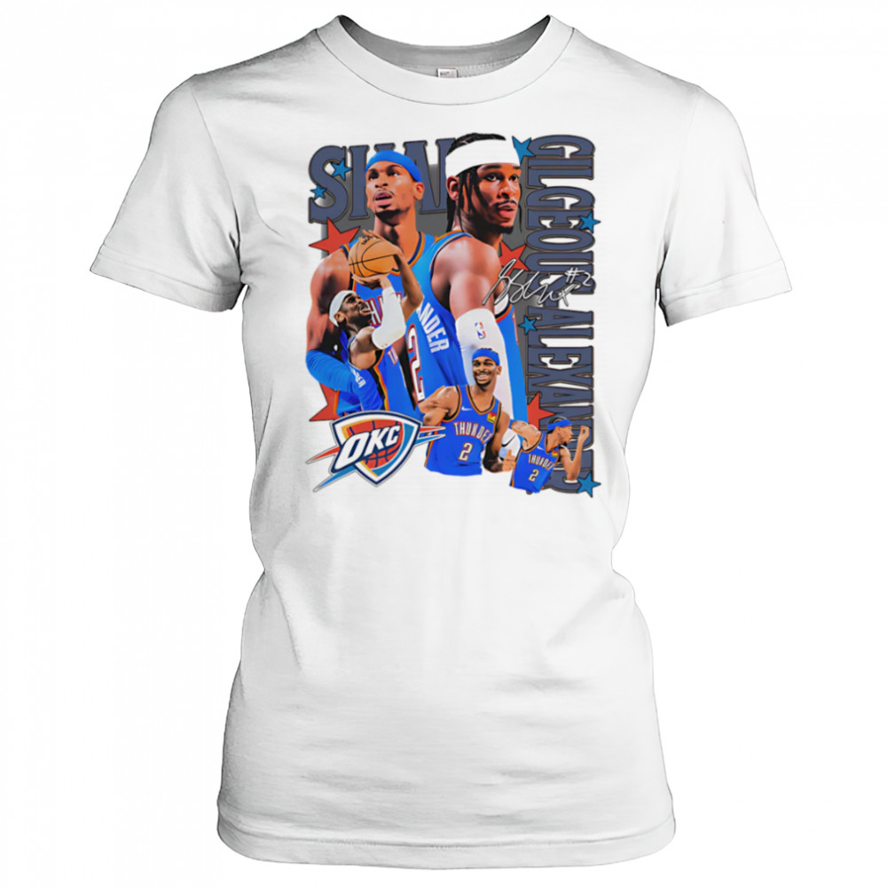 Athentiq Shai Gilgeous Alexander OKC shirt Women's T-shirt