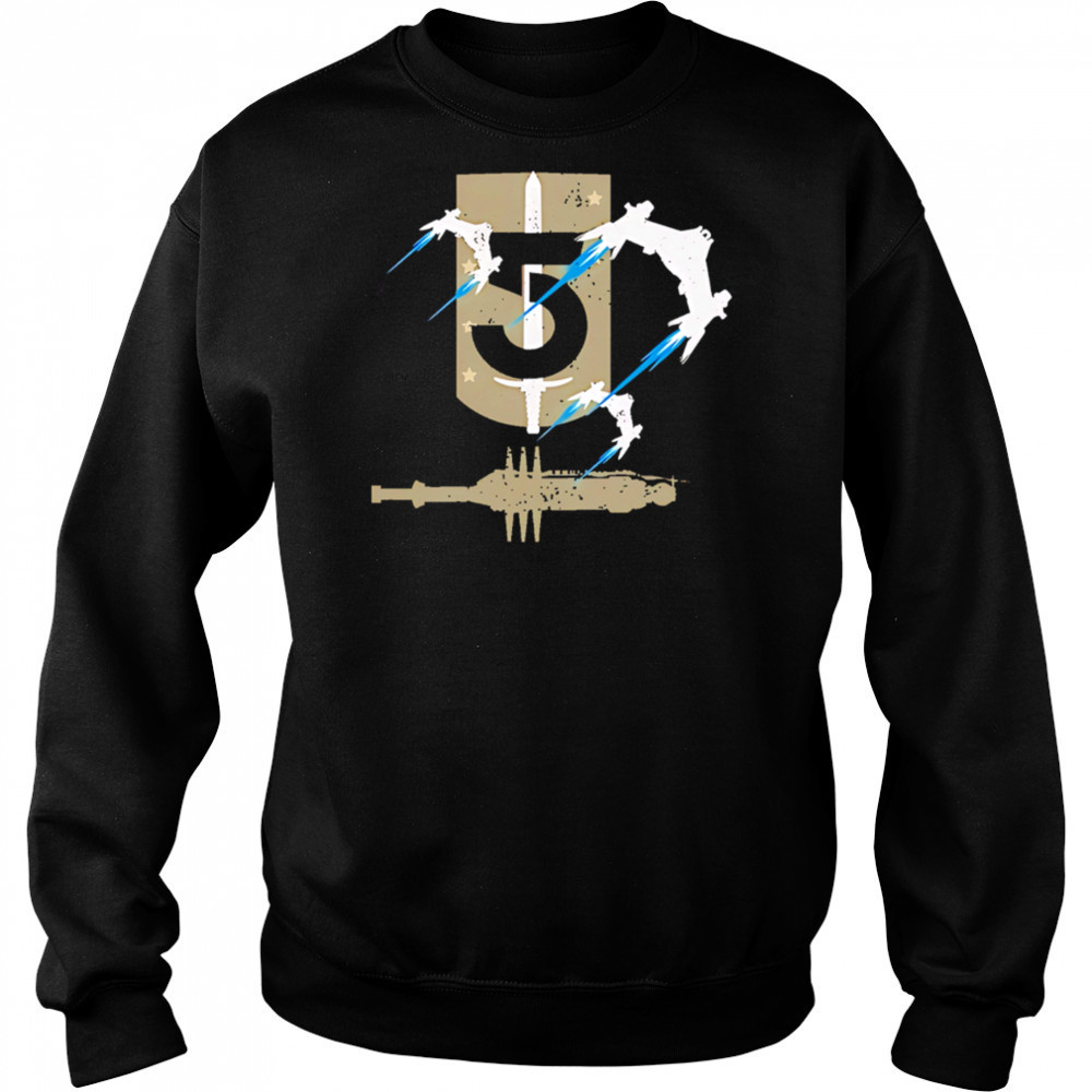 Babylon 5 Space Station And Logo shirt Hoodie