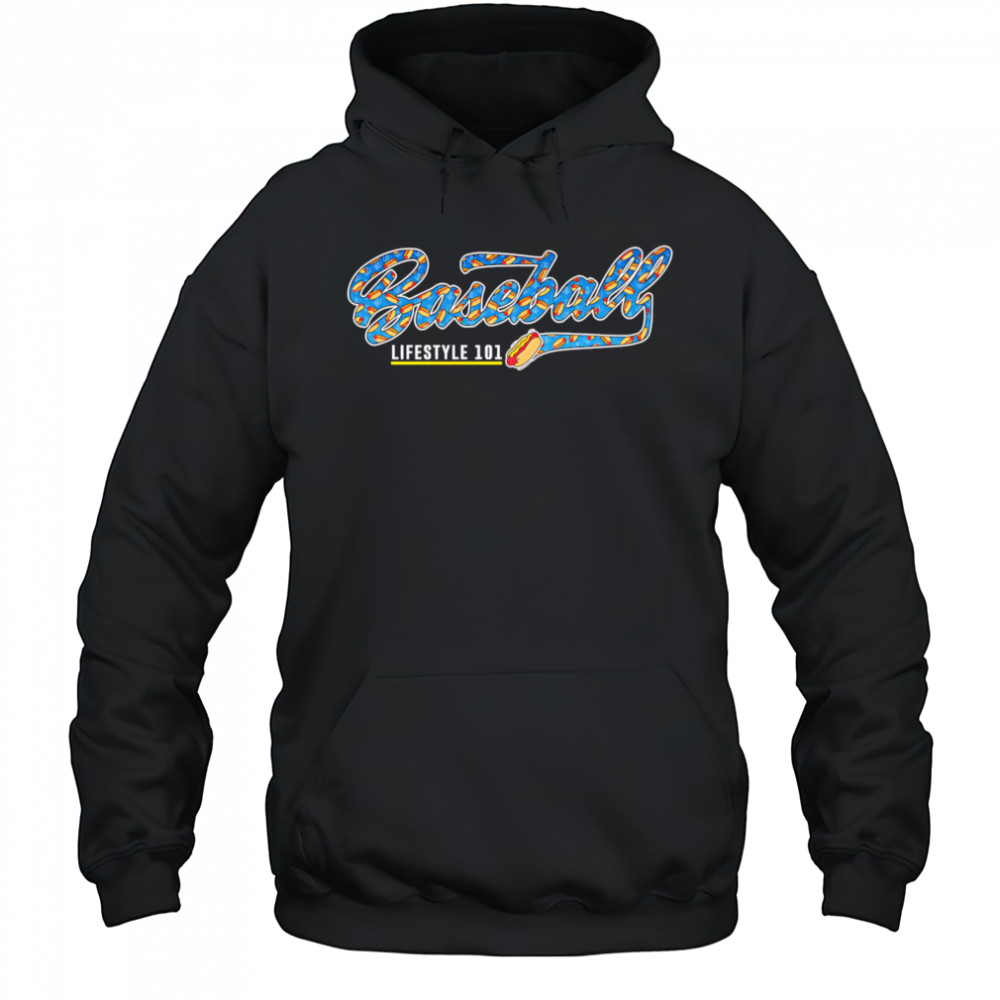 Baseball Hot Dog lifestyle 101 shirt Hoodie