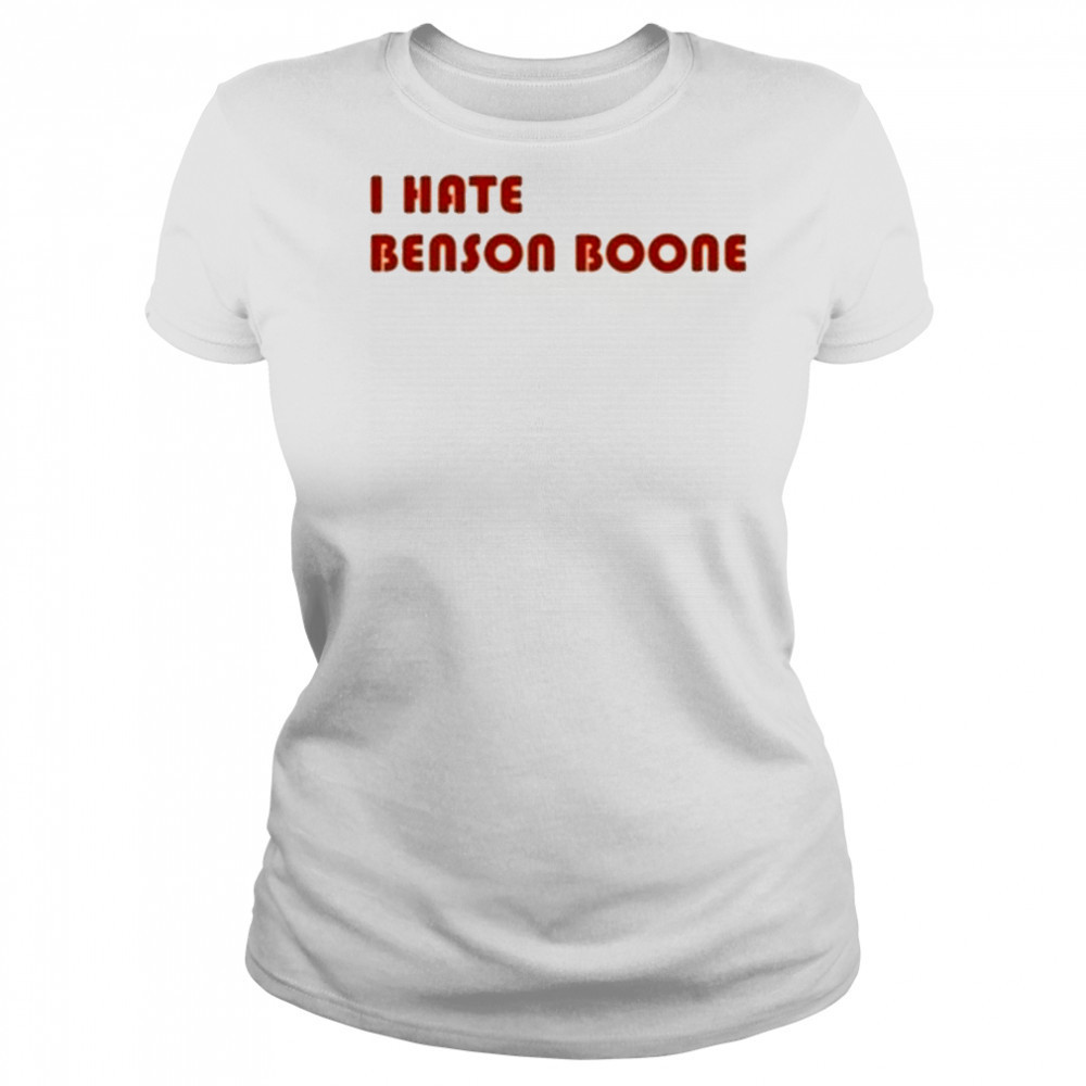 Benson Boone Wearing I Hate Benson Boone T-Shirt Women's T-shirt
