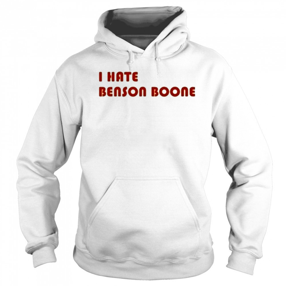 Benson Boone Wearing I Hate Benson Boone T-Shirt Sweatshirt