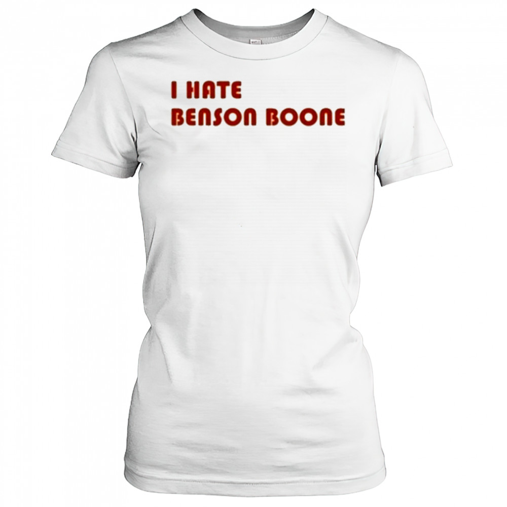 Benson Boone Wearing I Hate Benson Boone T-Shirt Women's T-shirt
