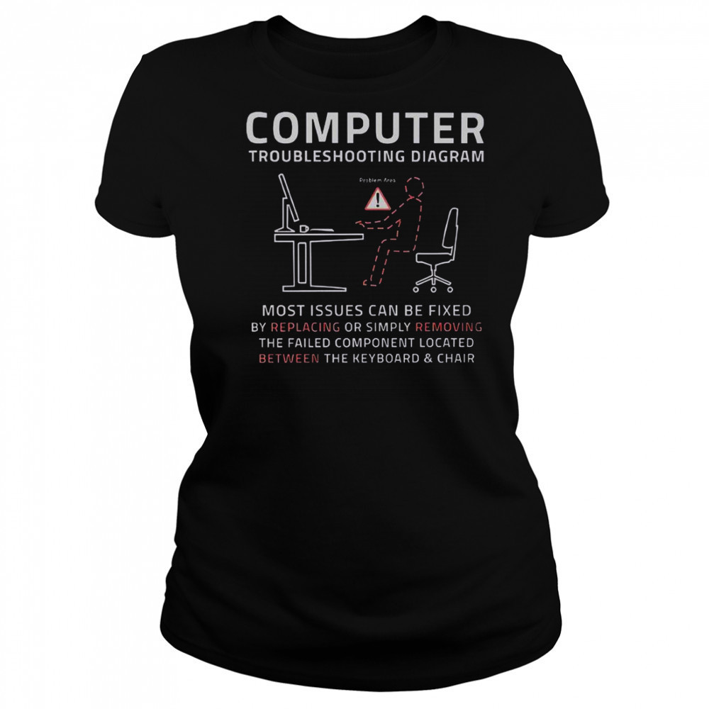 Between The Keyboard Chair T-Shirt Women's T-shirt