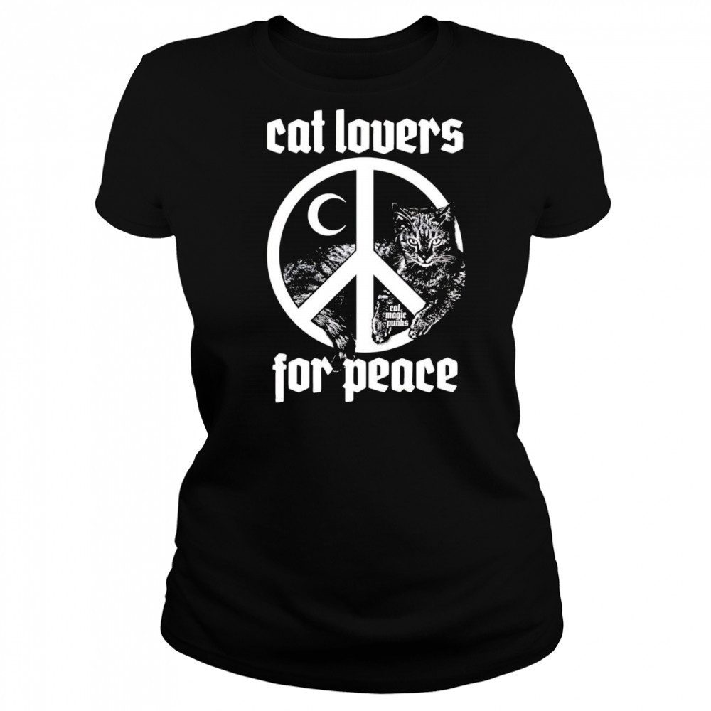 Cat lovers for peace shirt Women's T-shirt