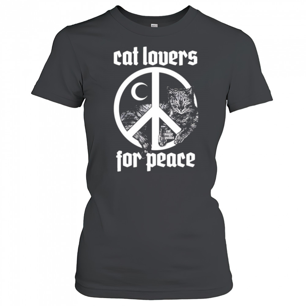 Cat lovers for peace shirt Women's T-shirt
