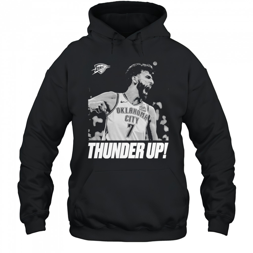 Chet Holmgren Oklahoma City Thunder Unisex 2025 NBA Finals Champions Celebration T-Shirt Hoodie